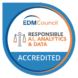 EDM Council Responsible AI, Analytics, and Data Accredited